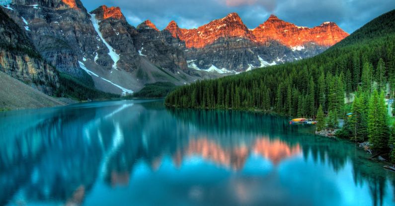 National Parks - Lake and Mountain