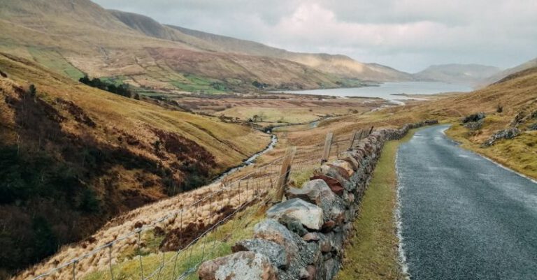 Coastal Routes - Narrow road in mountainous terrain